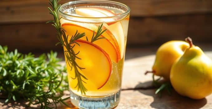 Apple-Pear Rosemary Infusion Juice