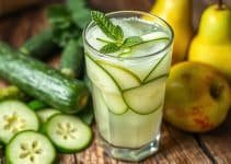 Cucumber Apple-Pear Zest Juice