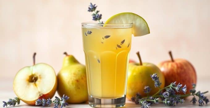 Pear-Apple Lavender Calm Juice