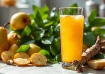 Pear-Apple Turmeric Glow Juice