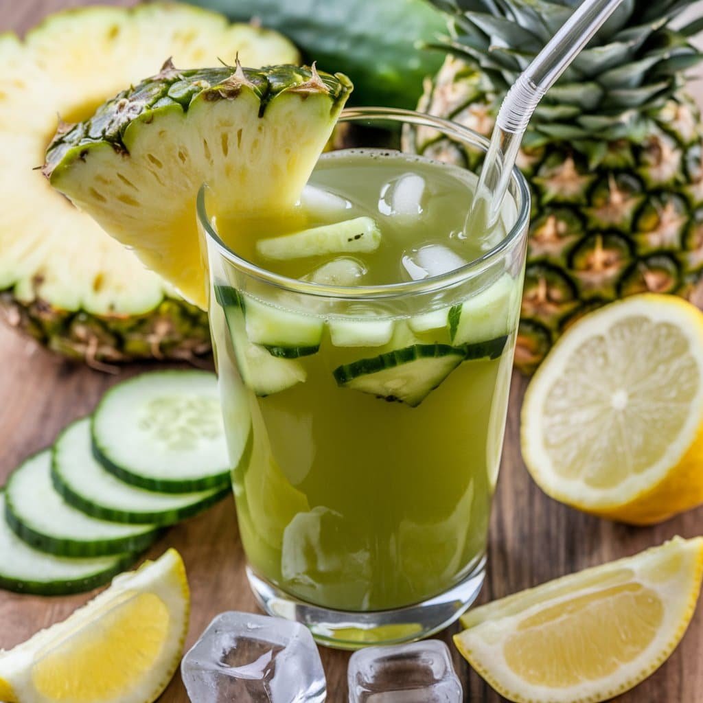 Pineapple Cucumber Juice