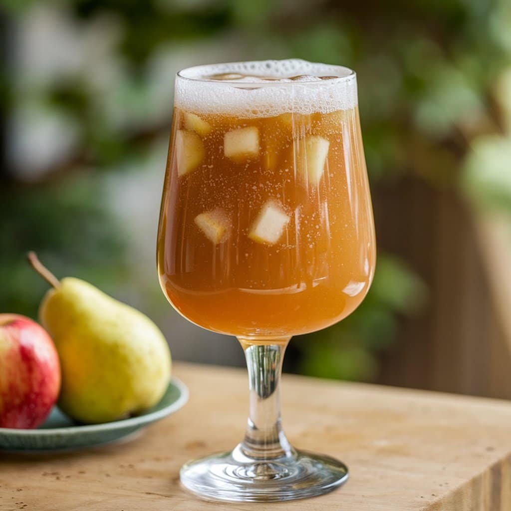 Sparkling Apple-Pear Fizz Juice