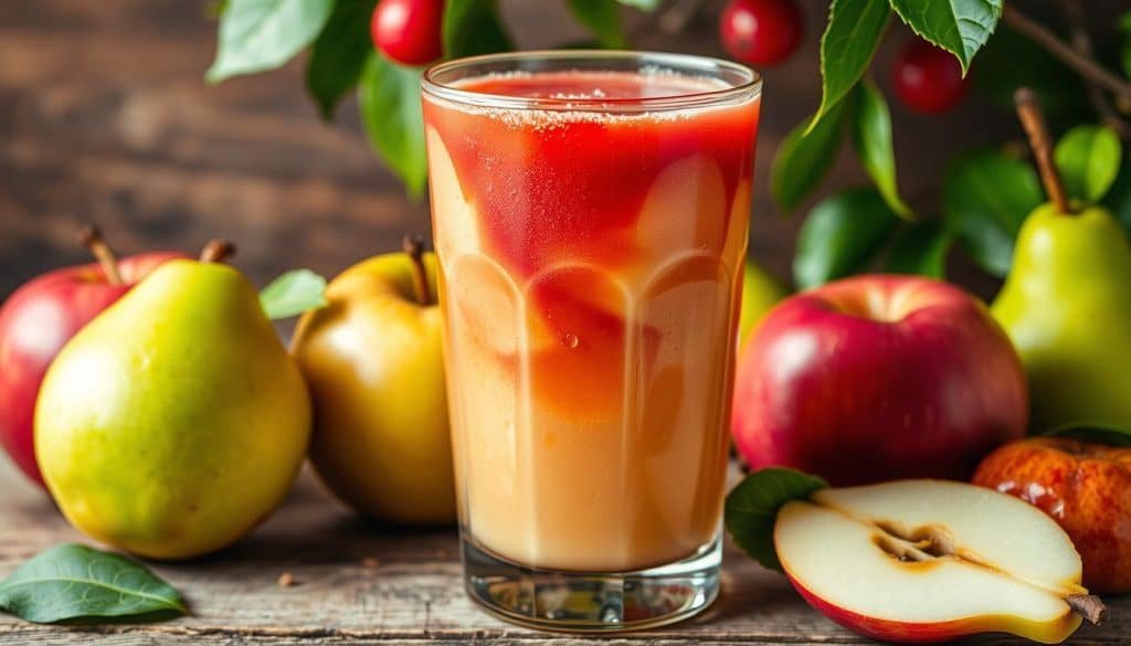 apple and pear juice blend