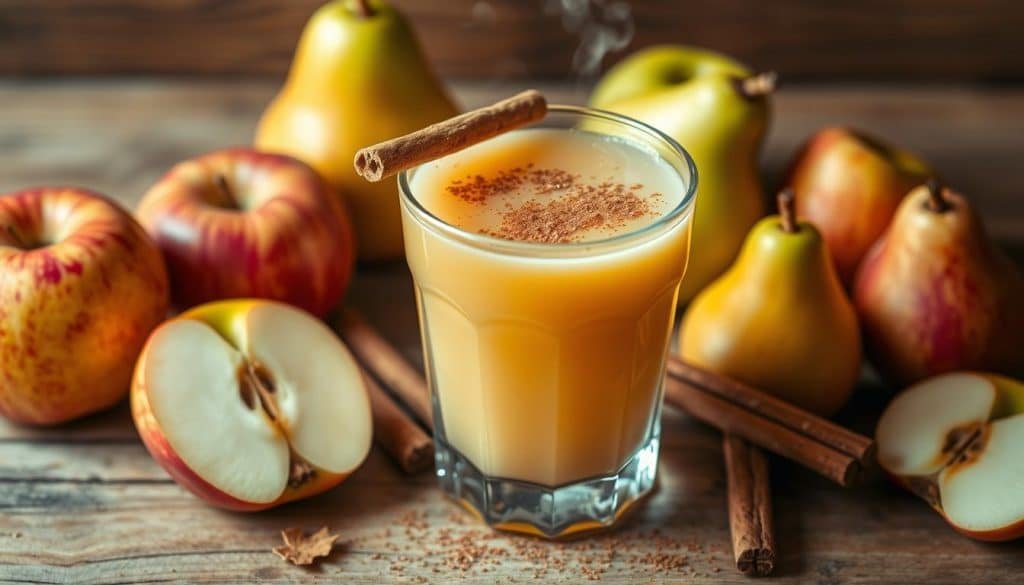 comforting cinnamon pear juice