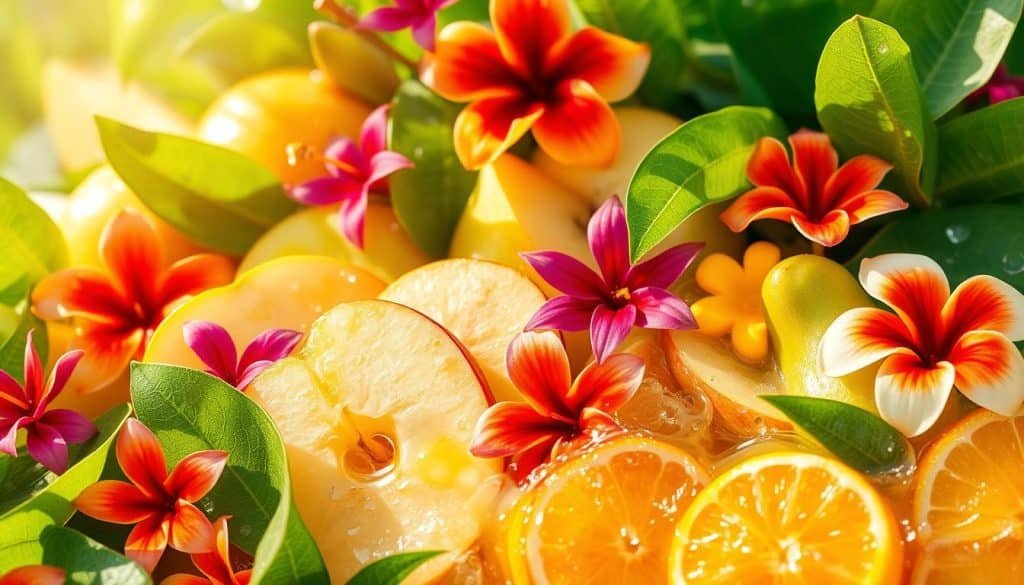 tropical juice blend