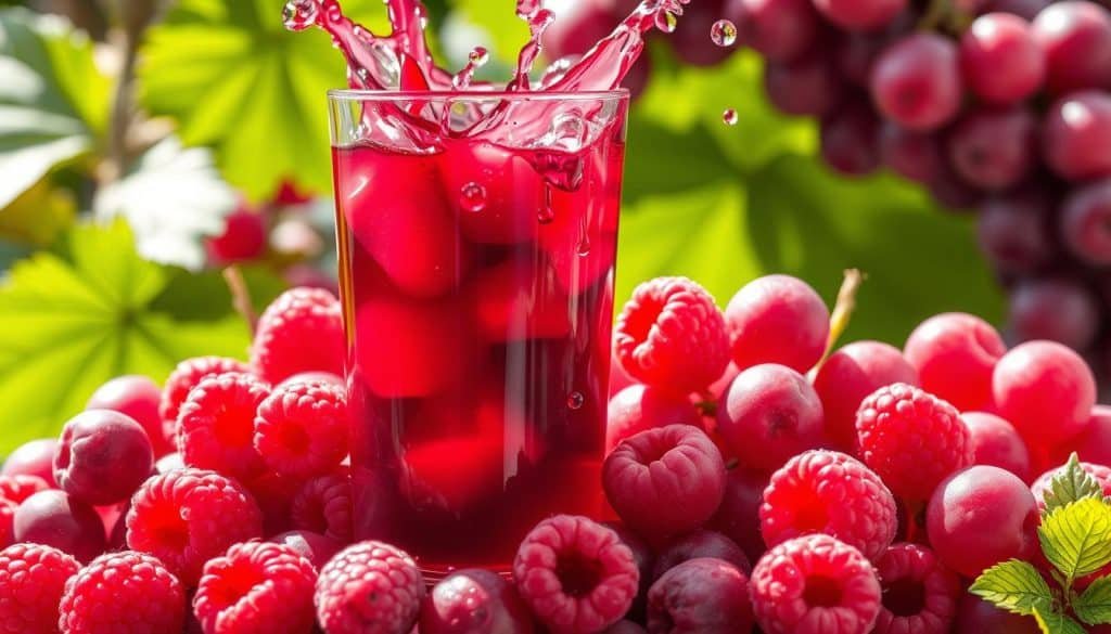 Raspberry-Grape Infusion Juice