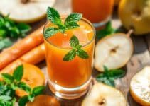 Carrot-Pear Mint Fusion Juice