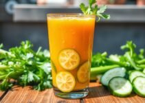 Celery-Cucumber Orange Sunshine Juice