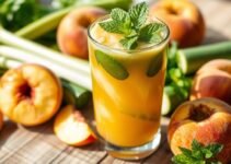 Celery-Cucumber Peach Delight Juice