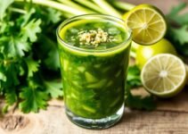 Chard-Celery Lime Zest Juice