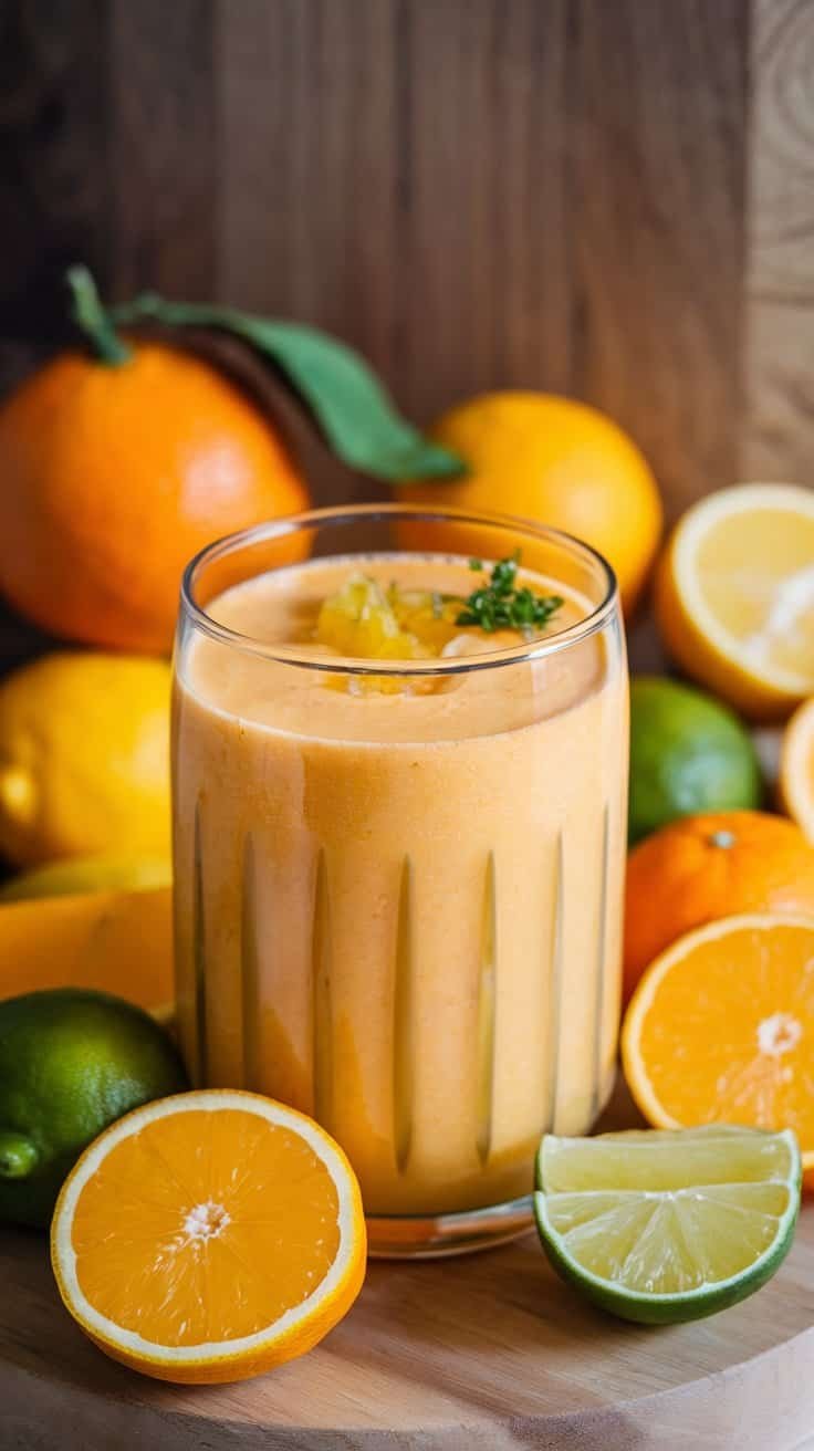 Chard-Orange Citrus Spark Juice