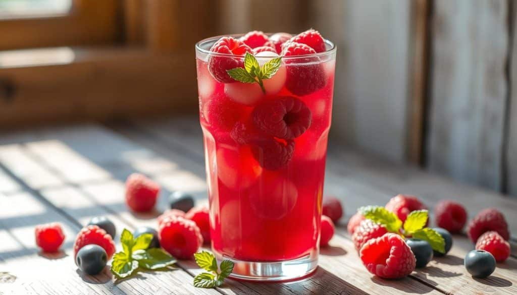 Raspberry-Grape Infusion Juice