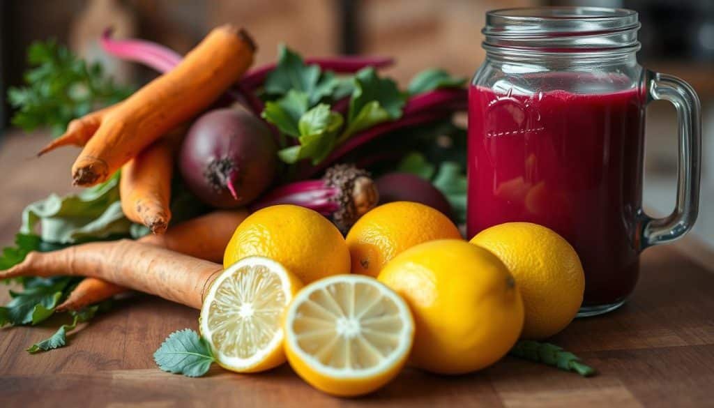 Homemade juice cleanse