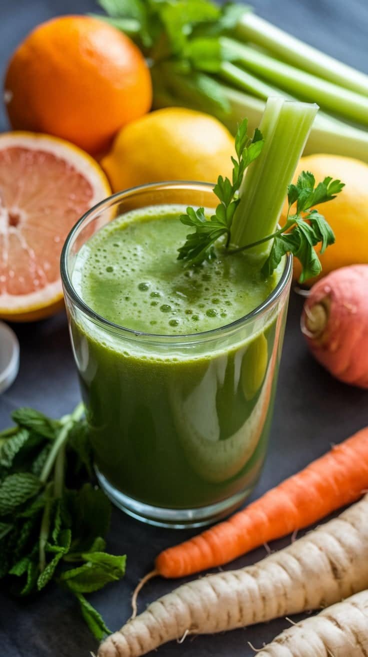 Parsnip-Celery Detox Juice