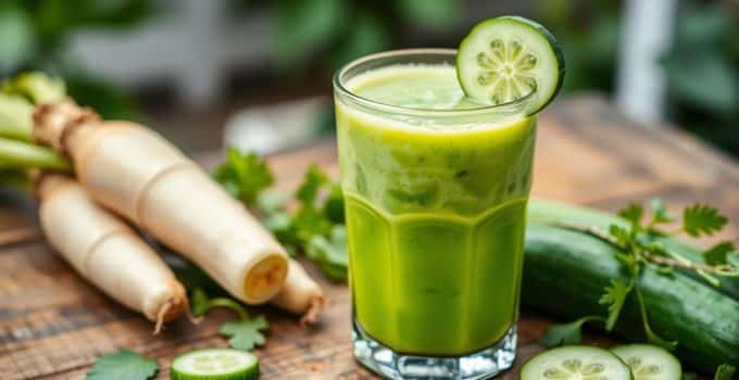 Parsnip-Cucumber Refresh Juice