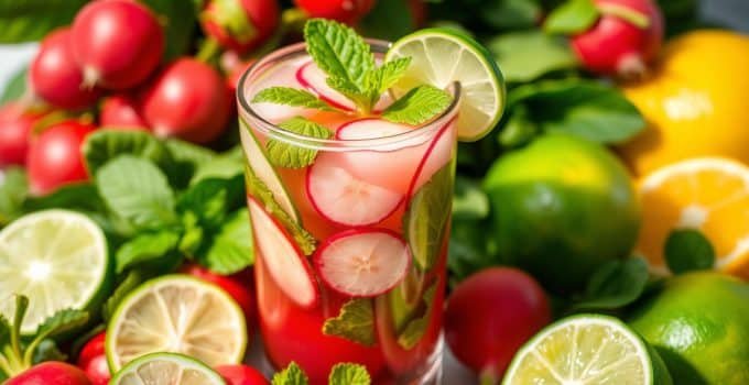 Radish-Lime Mint Juice