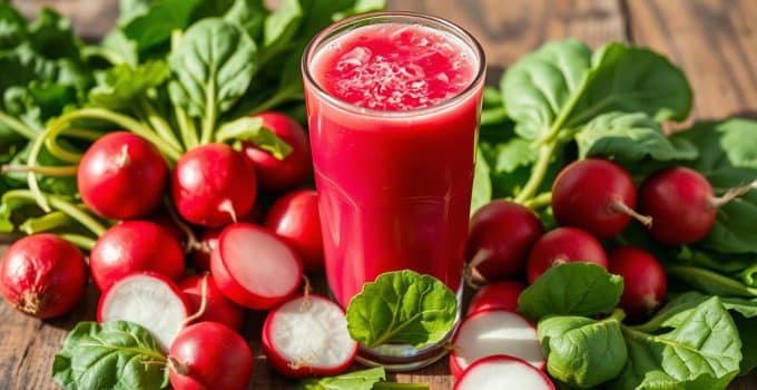 Radish-Spinach Energy Juice