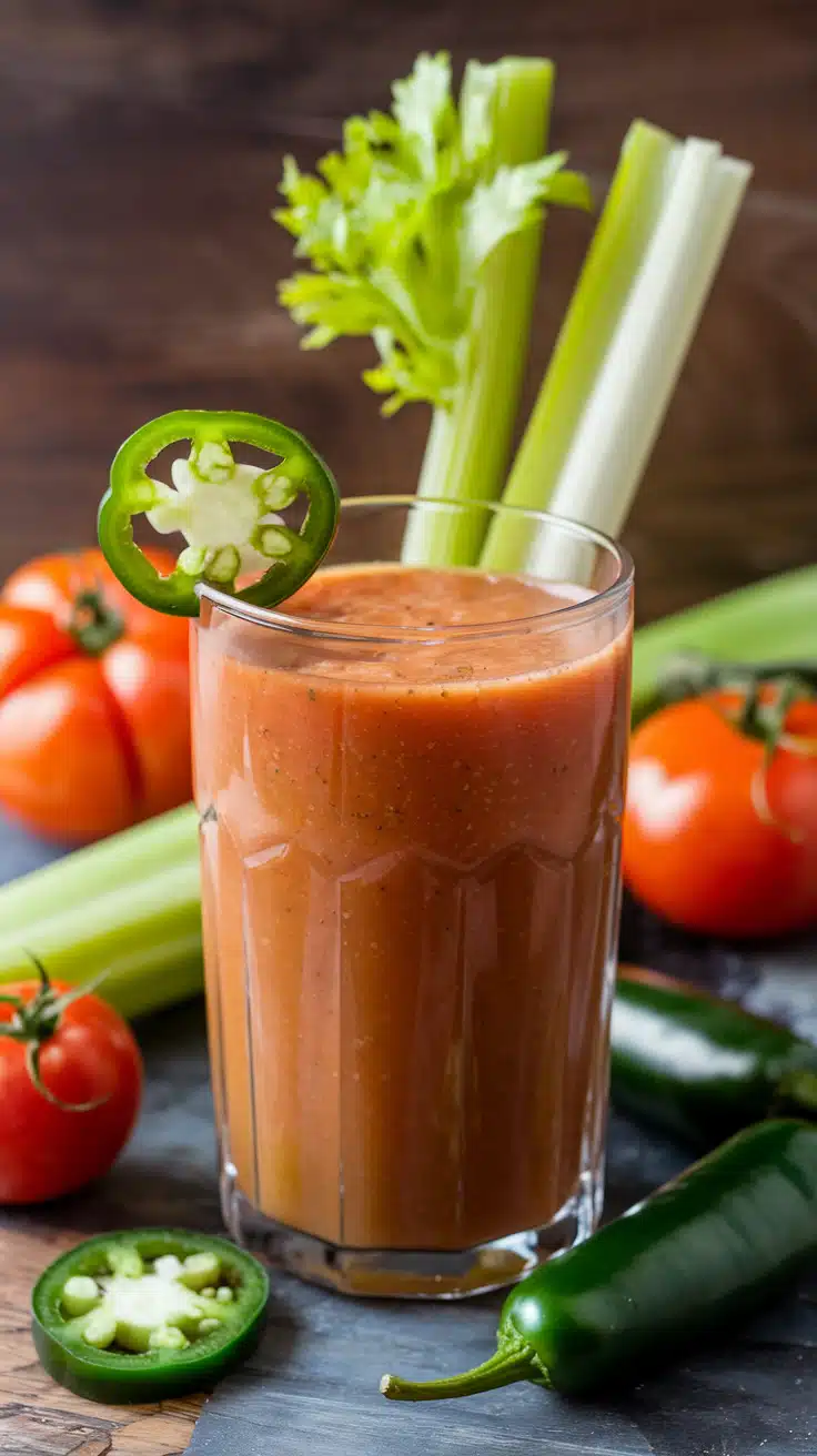 Spicy Tomato Jalapeño Juice