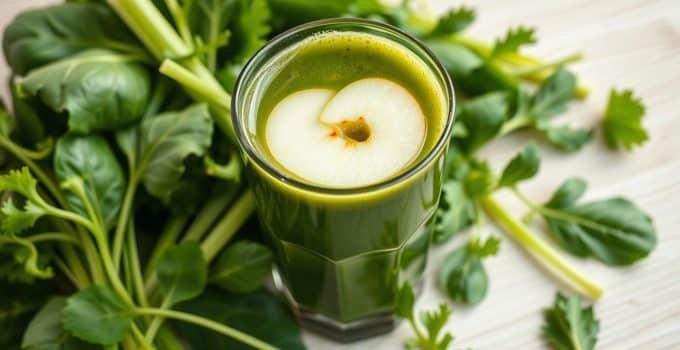 Spinach-Celery Apple Zest Juice