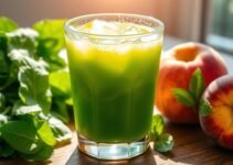 Spinach-Peach Harmony Juice