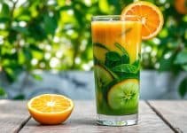 Spinach-Tangerine Delight Juice