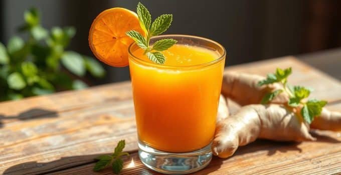 Sweet Potato-Ginger Infusion Juice