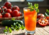 Tomato-Cucumber Parsley Juice