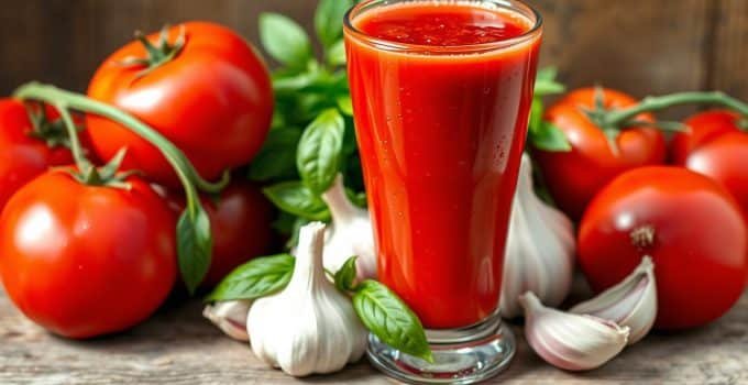 Tomato-Garlic Energy Juice