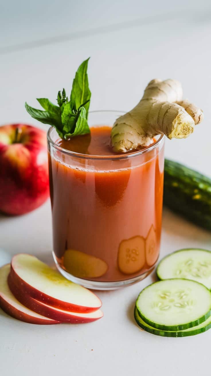 Tomato-Ginger Fusion Juice