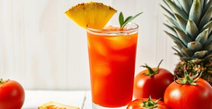 Tomato-Pineapple Infusion Juice