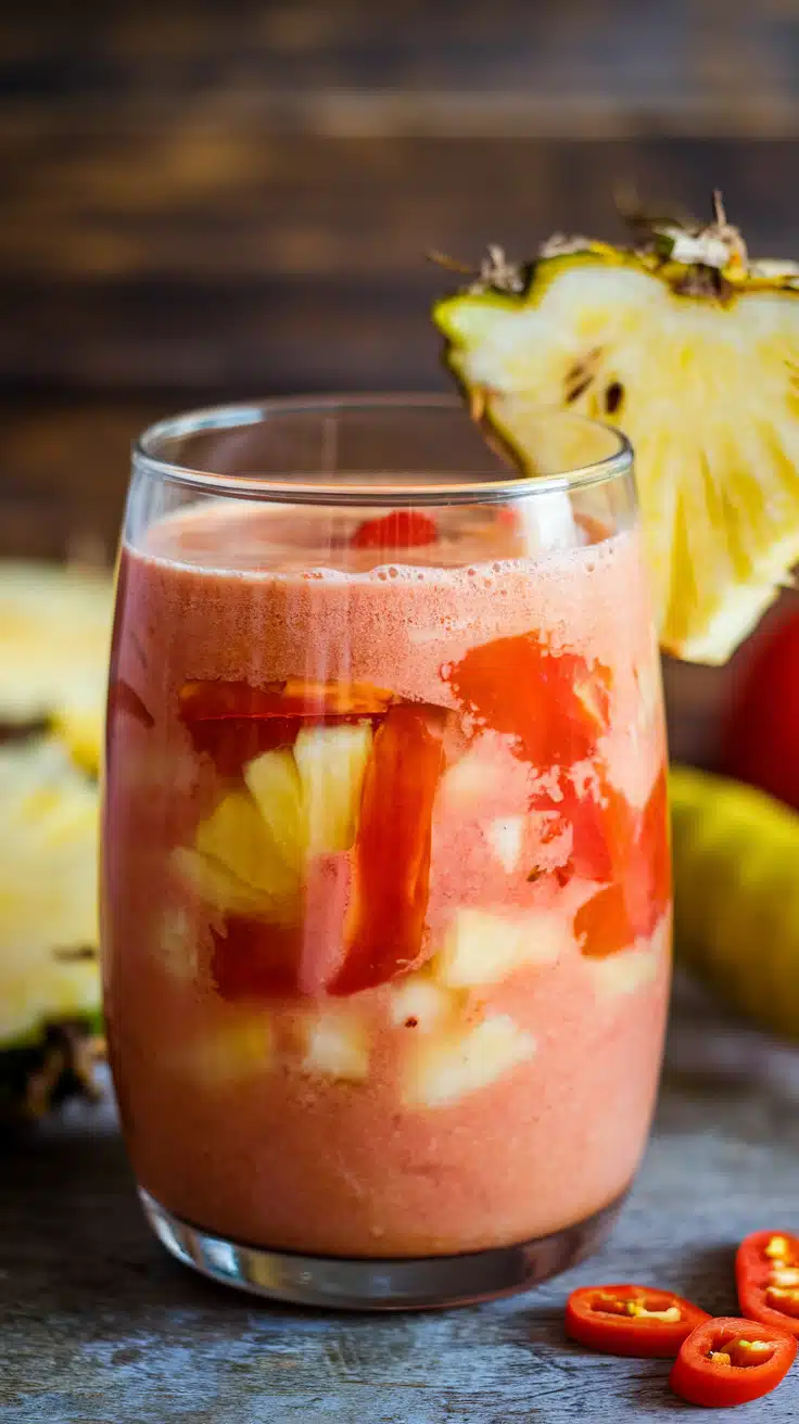 Tomato-Pineapple Infusion Juice