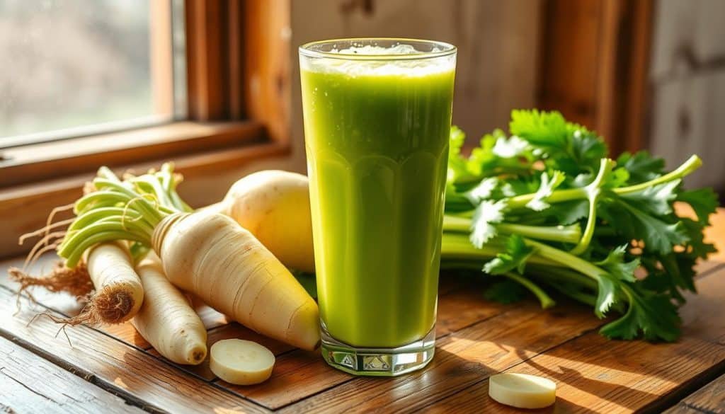 detoxifying vegetable juice