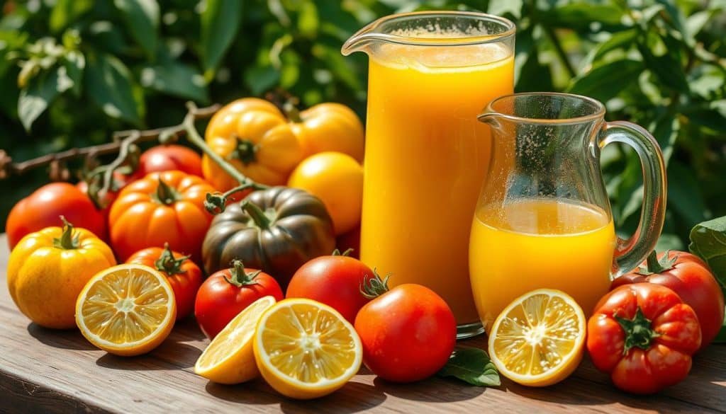 farm fresh lemon tomato juice