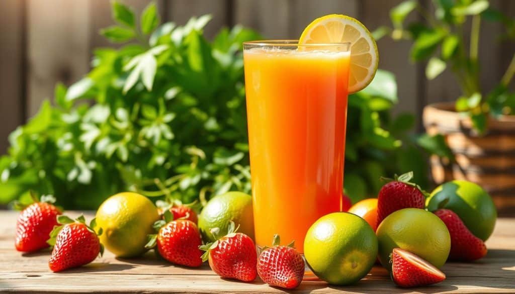 refreshing fruit juice