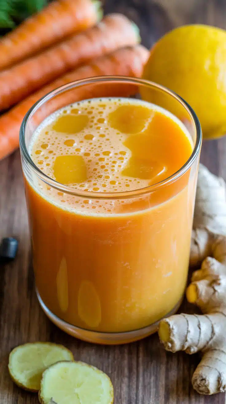 Carrot-Ginger Fiber Boost Juice