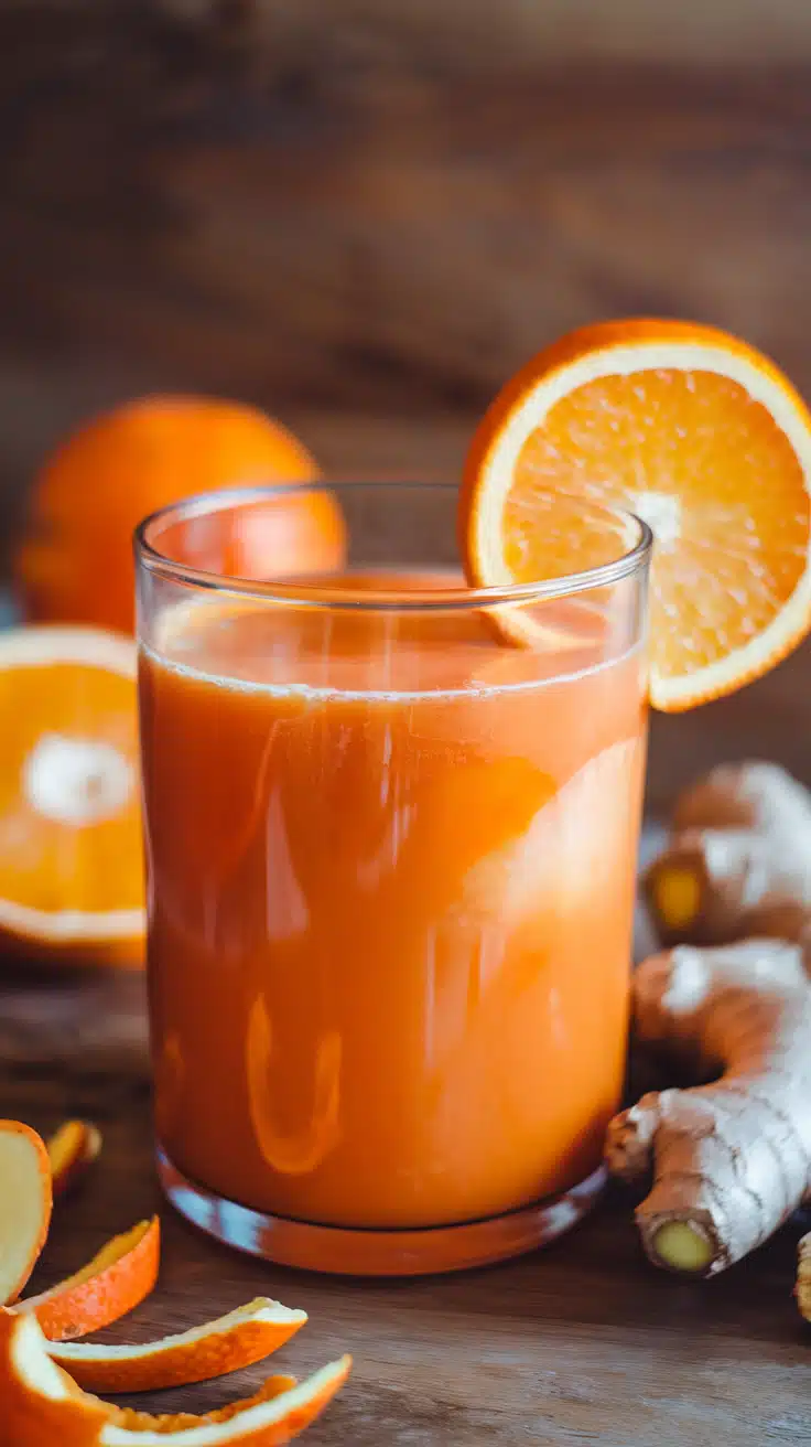 Carrot-Orange-Ginger Juice