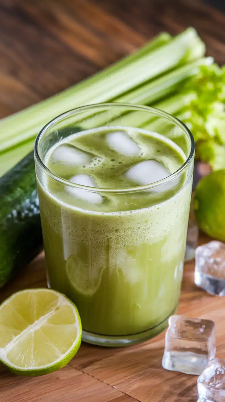 Cucumber-Celery-Lime Juice