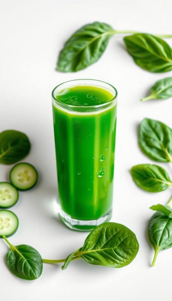 Cucumber and Spinach Juice Recipe