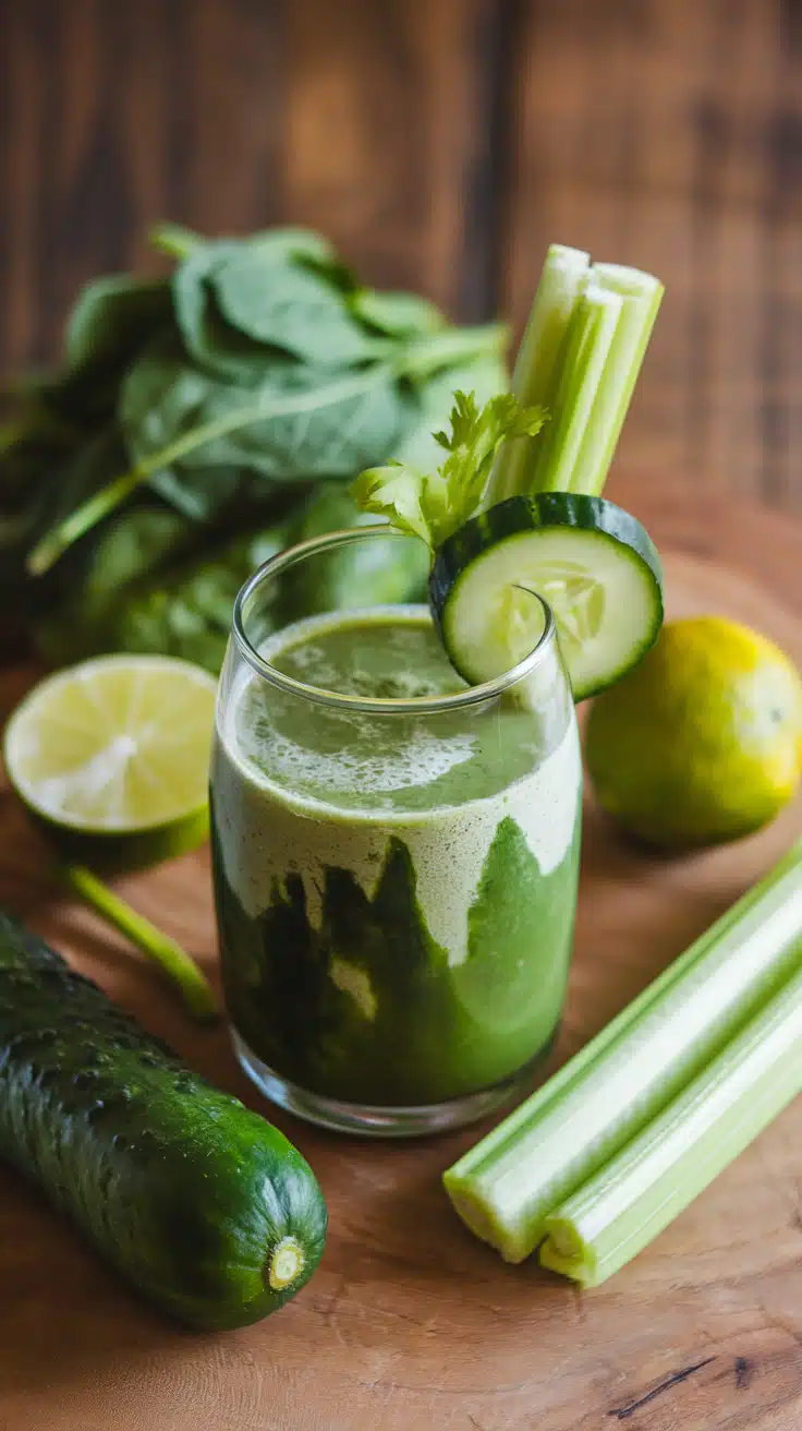 Cucumber and Spinach Juice