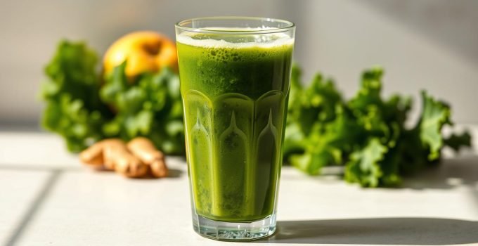 Kale, Apple, and Ginger Juice