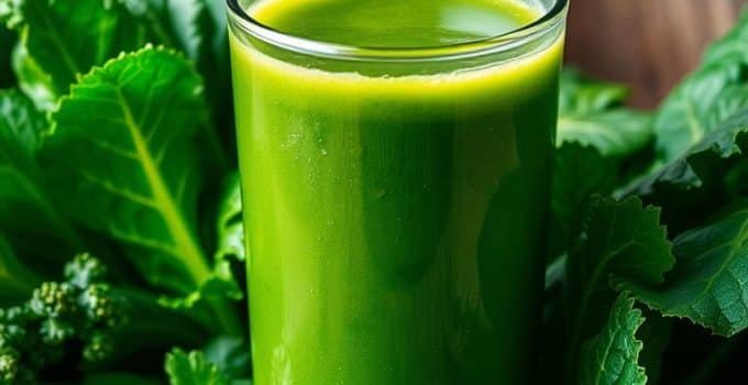 Kale-Spinach-Cucumber Juice