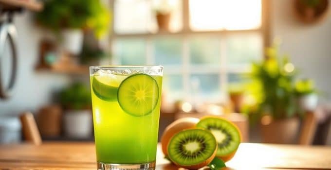 Kiwi and Cucumber Hydration Juice