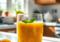 Mango and Orange Smoothie Juice