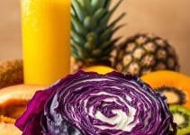 Purple Cabbage and Pineapple Juice