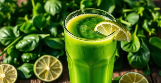 Spinach-Lime Heavy Metal Cleanser Juice