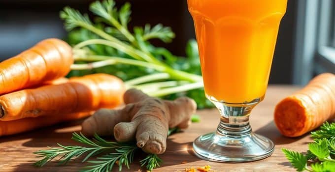 Turmeric-Ginger Carrot Juice