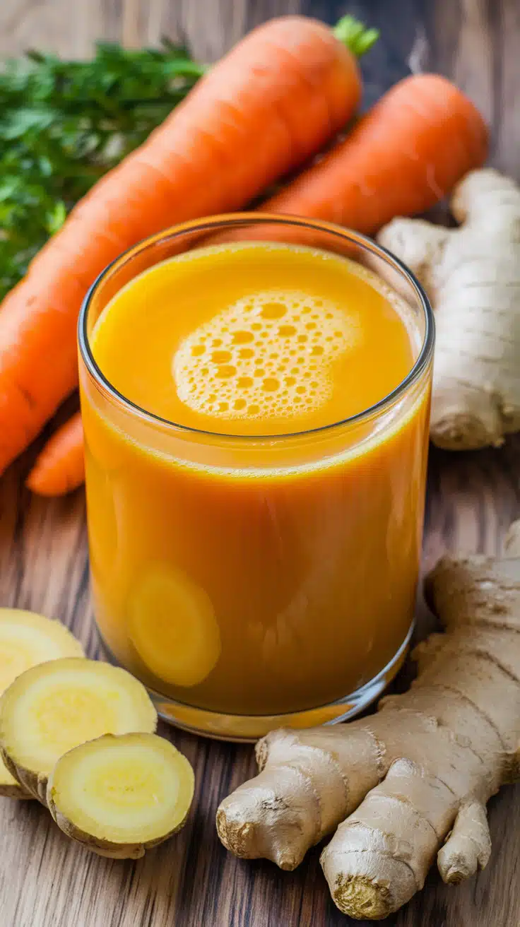 Turmeric-Ginger Carrot Juice