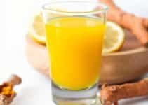 Turmeric and Lemon Shot Juice