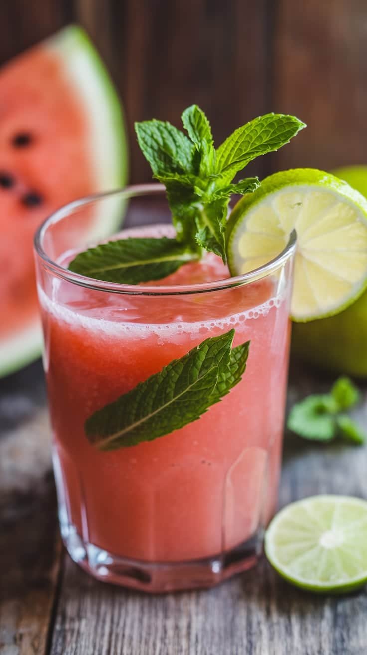 Watermelon Mint Refresher Juice