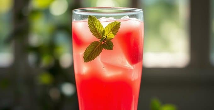 Watermelon Mint Refresher Juice